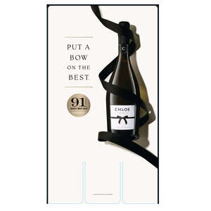 Chloe Put A Bow On The Best Case Card 10 x 16 - 91 Pt - Prosecco Consolidator Inventory