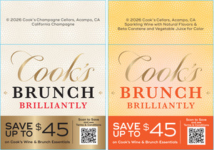 Cook's Brunch Double Sided Shelf Talker