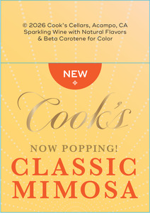 Cook's Classic Mimosa Launch Shelf Talker
