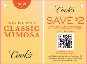 Cook's Classic Mimosa Launch String Bottle Necker