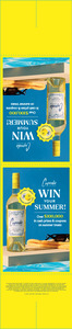 Cupcake Win Your Summer Table Tent - Sauvignon Blanc