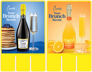 Cupcake Brunch Double Sided Case Card - 10 x 16