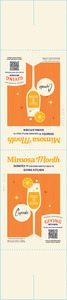 Cupcake Mimosa Month Table Tent