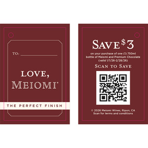 Love, Meiomi Bright String Bottle Necker - Pinot Noir