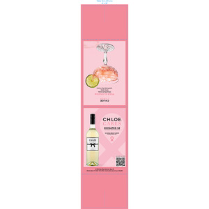 Chloe Cares Table Tent - Pinot Grigio