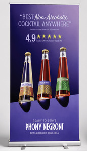 Phony Negroni Family Shot Pop-up Banner