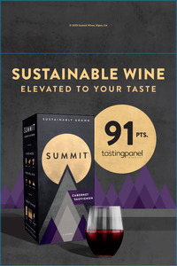 Summit Flow 2026 Double Sided Case Talker - Cabernet Sauvignon and Red Blend