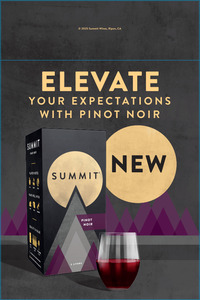 Summit Flow 2026 Double Sided Case Talker - Pinot Noir and Sauvignon Blanc