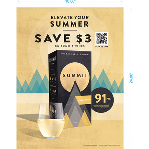 Summit Summer Savings Poster - Chardonnay