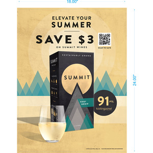 Summit Summer Savings Poster - Pinot Grigio