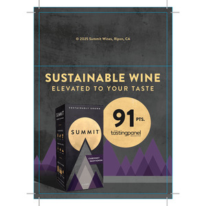 Summit Flow Shelf Talker - Cabernet Sauvignon