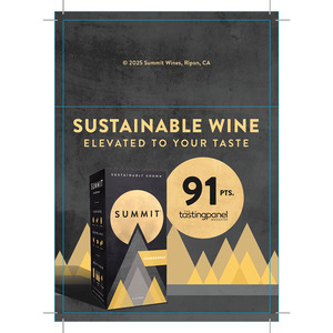 Summit Flow Shelf Talker - Chardonnay