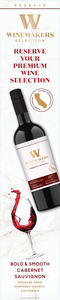 Winemakers Selection Reserve Walmart SWAS End Cap Side Panels - Cabernet Sauvignon