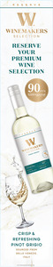 Winemakers Selection Reserve Walmart SWAS End Cap Side Panels - Pinot Grigio